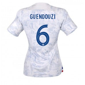 Francja Matteo Guendouzi #6 Koszulka Wyjazdowych Kobiety MŚ 2022 Krótki Rękaw